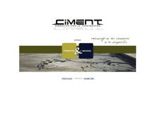 Tablet Screenshot of ciment.com.ar